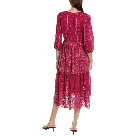 Johnny Was Gracie Midi Dress - Picture 2 of 3